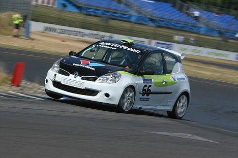 Sidste års Clio Cup-mester, Claus Christensen, kører Special Saloon Car med en Porsche 997 GT3.